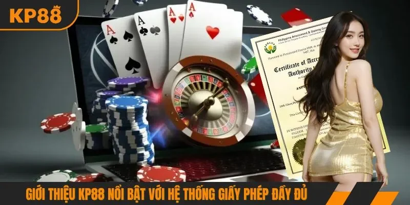 Giới thiệu KP88 nổi bật với hệ thống giấy phép đầy đủ